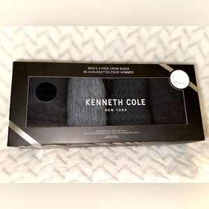*NEW* Kenneth Cole New York Men’s 4-pack Crew Socks